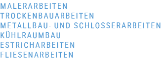 Leistungsübersicht