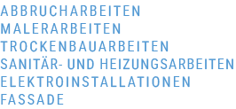 Leistungsübersicht